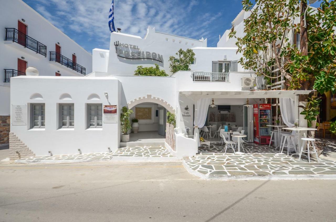 Naxos Hotel Poseidon Naxos City Exterior foto